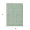 Homeroots 8' X 10' Sage And Gray Geometric Washable Indoor Outdoor Area Rug 595676 - alternate 8