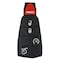 Aks Keys New Remote Fobik Key Keyless Fob Rubber Pad Buttons For Grand Cherokee & Commander 5B RP-CHRYS-15 - alternate 1