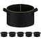 Ipower 15-Gallon Grow Bag Thickened Nonwoven Fabric Pots, Black w/Green Stitch Sewing, 5PK GLGROWBAG15X5EGRN - alternate 1