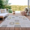 Homeroots 3' X 5' Gray Silver And Gold Geometric Washable Indoor Outdoor Area Rug 616808 - alternate 7