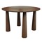 Homeroots 45" Walnut Solid Wood Round Top Dining Table 721127 - alternate 1