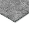 Homeroots 8' X 10' Gray Silver And Charcoal Floral Washable Indoor Outdoor Area Rug 582275 - alternate 8