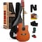 Pyle Steel String Acoustic Guitar Kit, 4/4 Full Size Cutaway All-Wood Guitarra Acustica with Premium PGSTGR007LB - alternate 1