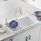 Blanco Diamond Super Single Dual Deck, White 440195 - alternate 5
