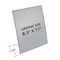 Azar Displays Angled L-Shaped Sign Holder 8.5" x 11", Flexible Plastic, 3PK 112430-3PK - alternate 5