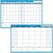 At-A-Glance 30/60 Day Undated Horizontal Wall Planner, 48in x 32in Sheet Size, Blue, Laminated, Erasable PM333-28 - alternate 1