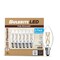 Bulbrite LED Filament PK of 6, 4.1 W Dimmable B11 Light Bulb with Clear FinishE12 Base, 4000K 776231 - alternate 11