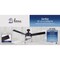Home Impressions Sardiac 52'' Black Outdoor Ceiling Fan with Light Kit CF52SAR3BK-B - alternate 2