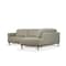 Homeroots Light Green Leather L Shaped Two Piece Sofa and Chaise Sectional 523996 - alternate 5