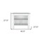 Homeroots White and Gray 41in Kitchen Island With Storage 474093 - alternate 7