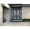 Vdomdoors Steel Double Doors Deux 5755 Gray Graphite 2 Sidelight Exterior Windows Stainless Inserts Single Mo DEUX5755DEXD-GRE-RH-W14+72+14 x H80 - alternate 6