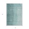Homeroots 3' X 5' Teal Blue And Aqua Abstract Washable Indoor Outdoor Area Rug 588232 - alternate 7