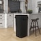 Regal Altair 23 Gallon Square Black Plastic Trash Can with Drop Shot Swing Lid, Space-Saving Design ZR-TC-100-BK-23-SW-KIT - alternate 5
