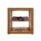 Koolmore 15 In. Artisan Wooden Bakery Display Square Case 1 Cu ft, light color KM-BDW-15L - alternate 1