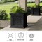 Pure Garden Rattan Style Outdoor Planter Box 14.65-Inch-Square Decorative Flower or Plant Pot 50-LG1469 - alternate 7