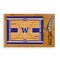 Picnic Time Family Of Brands NCAA Washington Huskies Basketball Court Icon Glass Top Cutting Board & Knife Set 910-00-505-625-0 - alternate 1