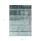Homeroots 9' X 12' Teal Ombre Washable Non Skid Indoor Outdoor Area Rug 563689 - alternate 5