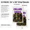 Signmission Collard Greens, Vinyl Decals Only 24 Inch x 36 Inch, Vinyl Decal, 2PK DSB-2436-2PACK-Collard Greens - alternate 2