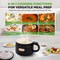 Nutrichef 1.6 QT Portable Electric Rice Cooker & Lunch Maker, Black NC12BBLACK - alternate 3