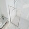 Anzzi Welle 74x34in Framed Fixed Shower Screen Door, Brushed Nickel with 5/16in 8mm Tempered Clear Glass SD-AZ22-01BN - alternate 9
