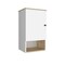 Homeroots 16in Light Oak And White Wall Mounted Cabinet With Three Shelves 478197 - alternate 6