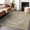 Homeroots 5' X 8' Wheat Terra Cotta And Black Oriental Washable Indoor Outdoor Area Rug 603798 - alternate 7