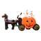 Celebrations 10 ft. LED Prelit Ghosts in Pumpkin Horse Drawn Carriage Inflatable 24MY070514 - alternate 1