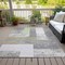 Homeroots 9' X 12' Gray Ivory And Mint Green Geometric Washable Indoor Outdoor Area Rug 612422 - alternate 6