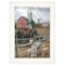 Homeroots The Old Tractor 2 White Framed Print Wall Art 407640 - alternate 1