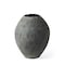 Homeroots 23" Gray Oval Distressed Ceramic Floor Vase 392192 - alternate 1
