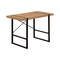 Homeroots 49" Brown and Black Wood and Metal Sled Computer Desk 489865 - alternate 8