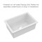 Whitehaus Collection Undermount/Drop-in Fireclay Kitchen Sinks, Stainless Steel Grid Included WHUF2819 - alternate 4