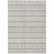Homeroots 8' X 10' Ivory Beige And Taupe Quatrefoil Washable Indoor Outdoor Area Rug 583231 - alternate 8