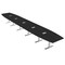 Skutchi Designs 22 Person Conference Table With Power Unit | 22' Boat Table | Harmony Series HAR-BOT-48X264-T-U999ST19-ESIL - alternate 1