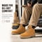 Handpoint Mens Wheat Nubuck Leather Soft Toe Work Boots-Slip Resistant Casual Safety Shoes, 7 00094EE-7 - alternate 8