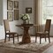Homeroots 39" Natural Reclaimed Wood Pedestal Base Round Top Dining Table 716284 - alternate 6