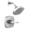 Delta Stryke 14 Series Shower Only, 4.19 in, Lumicoat Chrome T14276-PR - alternate 2