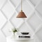 Jonathan Y Hattie 12 in. 1-Light Coastal Bohemian Metal and Woven Rattan LED Pendant Light, Gold Painting/Brown JYL5712A - alternate 5