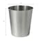 Happimess Remi Modern Classic Textured Steel 2 Gal Waste Bin, Polished Steel, 2PK HPM1112E-SET2 - alternate 4