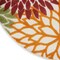 Homeroots 5' Red Yellow Green Orange And Ivory Round Floral Indoor Outdoor Area Rug 546662 - alternate 6