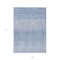 Homeroots 9' X 12' Denim Blue And Blue Abstract Washable Indoor Outdoor Area Rug 587408 - alternate 8