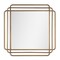 Homeroots 35" Bronze Square Metal Framed Accent Mirror 574048 - alternate 7