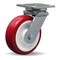 Hamilton Stainless Steel Workhorse Swivel Caster, 6" x 2" Poly-Tech S-WHS-6NFZ - alternate 1