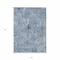 Homeroots 5' X 8' Navy Blue And Ivory Geometric Washable Indoor Outdoor Area Rug 594576 - alternate 8