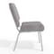 Flash Furniture Fabric Church Chair, Gray XU-CH0221-GY-SV-GG - alternate 7