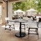 Flash Furniture 36" Square Tabletop, Seamless Surface Technology, Gray Faux Concrete, 24" Black RD Table Height Base ST-SQ36-CMGY-TR24-GG - alternate 7