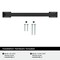 Amerock Incisive 5-1/16 inch (128mm) Center-to-Center Matte Black Cabinet Pull, 10PK 10VMP37122MB - alternate 2