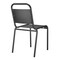 Homeroots Set of Two Black Aluminum Dining Side Chairs 653938 - alternate 6