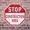Signmission Stop Construction Area, 10 Inch X 10 Inch, Aluminum Metal Signs OC-A-10-43 - alternate 4