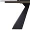 Homeroots 79" White and Black Sintered Stone and Steel Extendable Dining Table 535202 - alternate 5